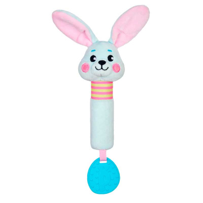 Пищалка с прорезывателем Зайка Жирафики 939519 1